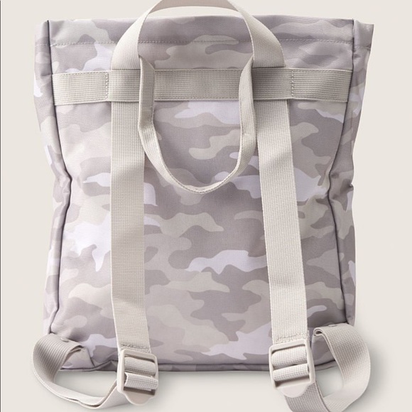 Victoria’s Secret PINK Convertible Backpack Tote - Double Platinum Camo - Picture 4 of 15